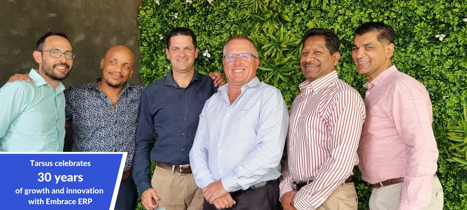 Tarsus celebrates 30 years with Embrace ERP
